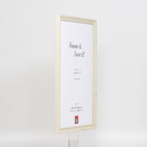 Effect Holzrahmen Profil 48 wit 40x40 cm antireflexglas