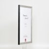 Effect Holzrahmen Profil 48 zilver 50x50 cm met antireflexglas