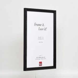 Effect Holzrahmen Profil 48 zwart 50x70 cm houten fotolijst met antireflexglas