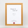 Effect houten fotolijst profiel 52 eik 25x60 cm Antireflecterend glas