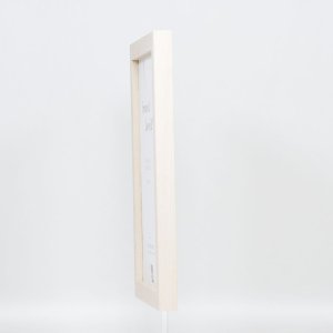 Effect houten fotolijst profiel 52 wit 45x80 cm Antireflecterend glas
