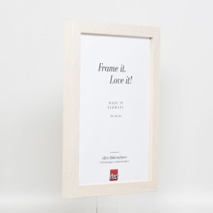 Effect houten fotolijst profiel 52 wit 45x80 cm Antireflecterend glas