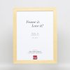 Effect houten fotolijst profiel 55 naturel 10,5x14,8 cm Antireflecterend glas