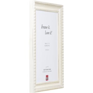 effect 0561-4040-05 Profil 56 Holzrahmen 40x40 cm weiß mit Antireflexglas