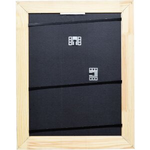 Effect Profil 56 Holzbilderrahmen 10,5x14,8 cm weiß mit Antireflexglas