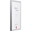 effect Houten fotolijst Profil 58 zilver 45x80 cm met antireflexglas