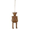 Hanger beer bruin met hart