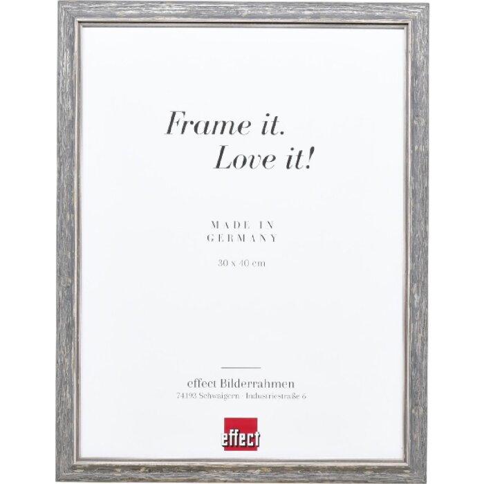 effect Houten fotolijst Profil 67 zwart 13x13 cm met antireflexglas