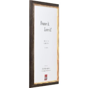 Effect Holzrahmen Profil 67 donkerbruin 13x13 cm houten fotolijst met antireflexglas