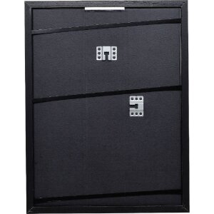 Effect Houten Fotolijst Profil 74 zwart 18x32 cm met antireflexglas