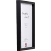 Effect Holz-bilderrahmen Profil 74 zwart 24x30 cm antireflexglas