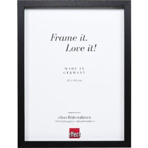 Effect Holz-fotolijst Profil 74 zwart 42x59,4 cm met...