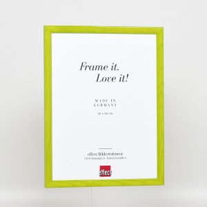 Effect houten lijst profiel 89 groen 27x48 cm ontspiegeld glas