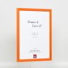 Effect houten lijst profiel 89 zalm 42x59,4 cm anti-reflex glas
