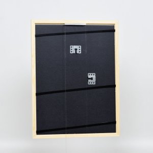 Effect houten lijst Profiel 89 wit 42x59,4 cm ontspiegeld glas