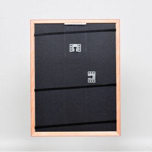 Effect houten lijst profiel 89 rood 50x50 cm anti-reflexglas