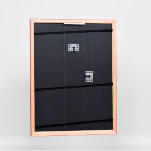 Effect houten lijst profiel 89 rood 50x50 cm anti-reflexglas