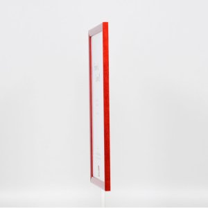 Effect houten lijst profiel 89 rood 50x50 cm anti-reflexglas