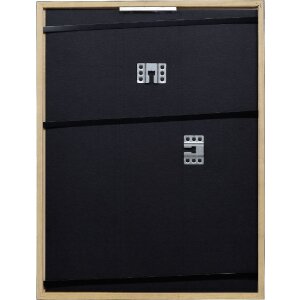 Effect Houten Fotolijst Profil 2330 zwart 7x10 cm met antireflexglas