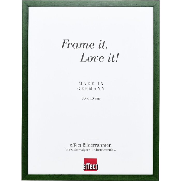 Clayre & Eef Effect Houten Fotolijst Tannengroen 18x24 cm Antireflexglas