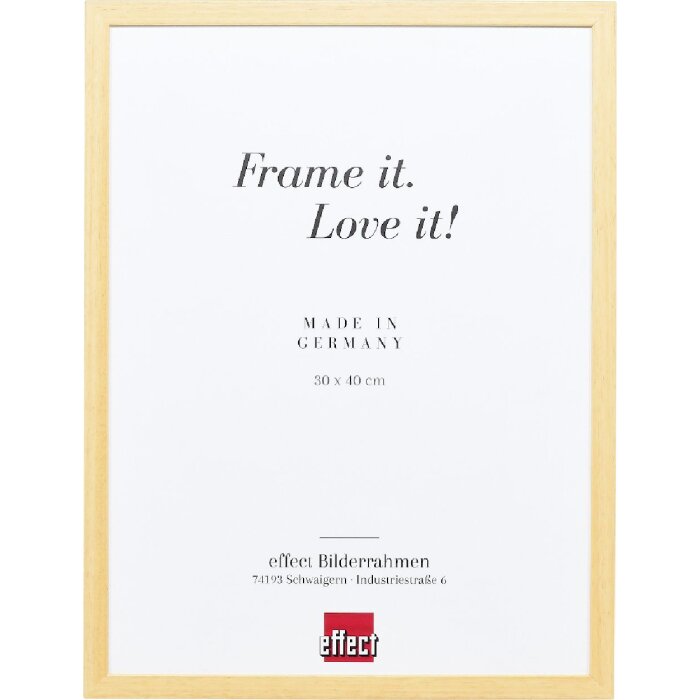 Effect Houten Fotolijst Profil Top S Natuur 25x70 cm met Antireflexglas