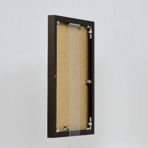 Effect aluminium fotolijst Quadro 21x29,7 cm brons acrylglas