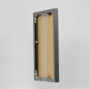 Effect aluminium fotolijst Quadro 21x29,7 cm antiek zilver acrylglas
