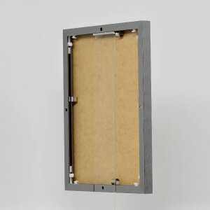 Effect aluminium fotolijst Quadro 21x29,7 cm antiek zilver acrylglas