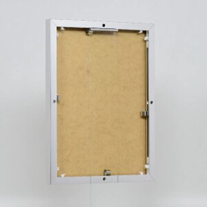 Effect aluminium fotolijst Quadro 24x30 cm zilver hoogglans acrylglas