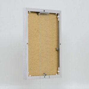 Effect aluminium fotolijst Quadro 24x30 cm zilver hoogglans acrylglas