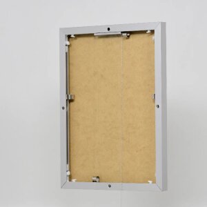 Effect aluminium fotolijst Quadro 25x50 cm zilver acrylglas