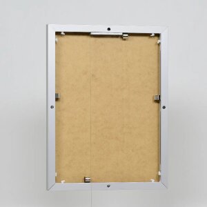 Effect aluminium fotolijst Quadro 25x50 cm zilver acrylglas
