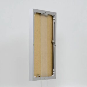 Effect aluminium fotolijst Quadro 25x50 cm zilver acrylglas