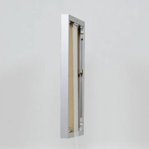 Effect aluminium fotolijst Quadro 25x50 cm zilver acrylglas