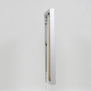 Effect aluminium fotolijst Quadro 25x50 cm zilver acrylglas