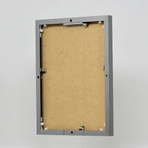 Effect aluminium fotolijst Quadro 25x60 cm antiek zilver acrylglas MDF