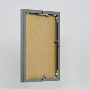 Effect aluminium fotolijst Quadro 25x60 cm antiek zilver acrylglas MDF