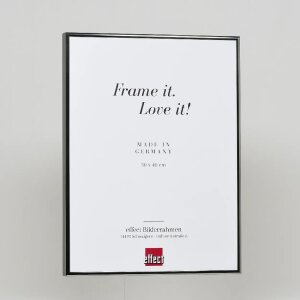 Effect aluminium fotolijst Quadro 25x60 cm antiek zilver acrylglas MDF