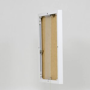 Effect aluminium fotolijst Quadro 25x80 cm wit acrylglas