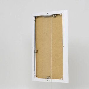 Effect aluminium fotolijst Quadro 25x80 cm wit acrylglas