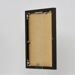 Effect aluminium fotolijst Quadro 25x80 cm brons acrylglas