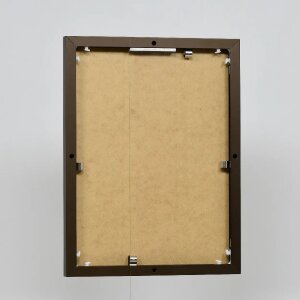 Effect aluminium fotolijst Quadro 25x80 cm brons acrylglas