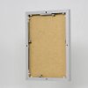 Effect aluminium fotolijst Quadro 28x35 cm zilver acrylglas