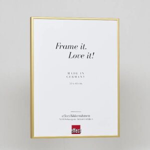 Effect aluminium fotolijst Quadro 35x100 cm goud acrylglas