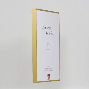 Effect aluminium fotolijst Quadro 35x100 cm goud acrylglas