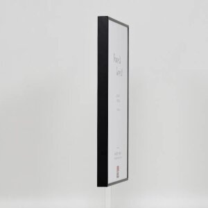 Effect aluminium fotolijst Quadro 35x100 cm zwart acrylglas