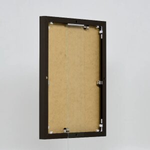 Effect aluminium fotolijst Quadro 35x100 cm brons acrylglas