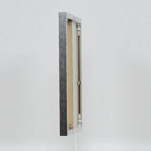 Effect aluminium fotolijst Quadro 40x40 cm zilver hoogglans acrylglas
