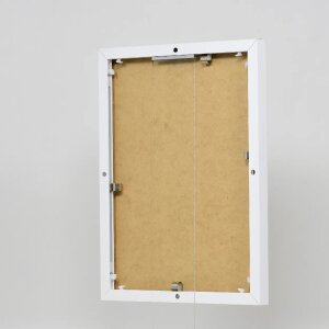 Effect aluminium fotolijst Quadro 40x50 cm wit acrylglas