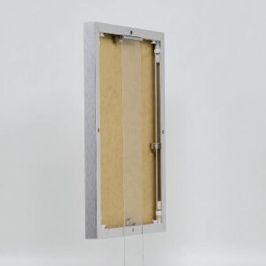 Effect aluminium fotolijst Quadro 40x50 cm zilver hoogglans acrylglas